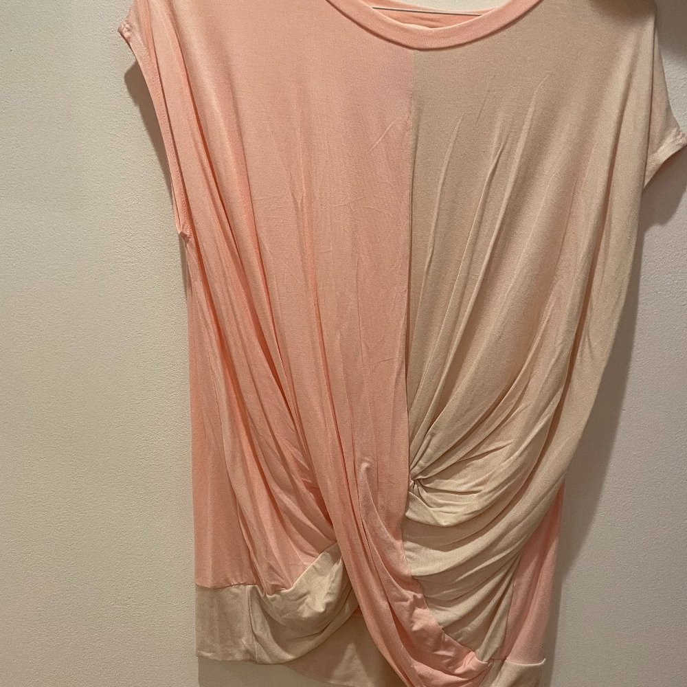 Criss Cross Front 2 Tone (Blush/Sand)